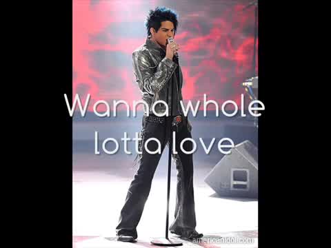 Adam Lambert - Whole Lotta Love
