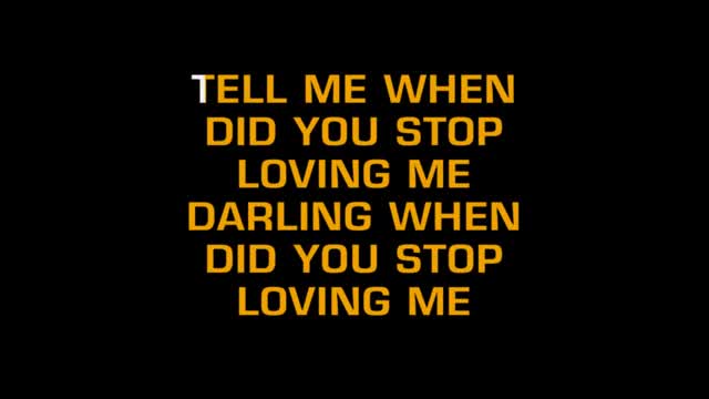 George Strait - When Did You Stop Loving Me